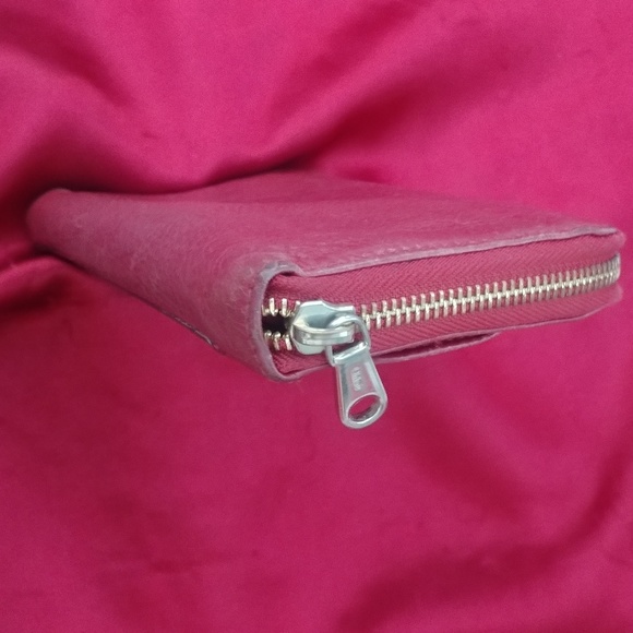 Chloe continental lily bow bordeaux leather wallet - Picture 3 of 8